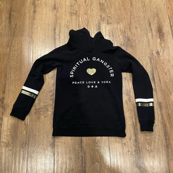 Spiritual Gangster Tops - Spiritual Gangster Peace Love Yoga Hoodie🔥